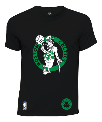 Camiseta Basketball Escudo Nba Boston Celtics 