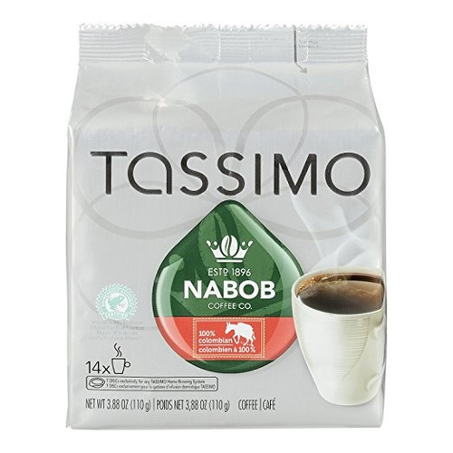 Tassimo Nabab 100% Café De Colombia 14 T De Discos (110 G / 