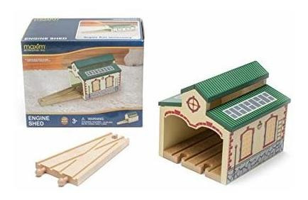 Maxim Enterprise Wooden Train Shed - Diseño 17em3