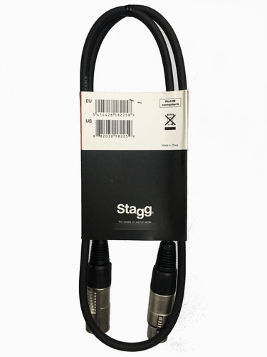 Cable Stagg Smc1 Canon Hembra - Canon Macho 1 Metro