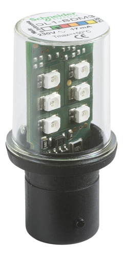 Bombilla Led, Ba 15d, Verde, Luz Fija, 220v Ca - Dl1bdm3