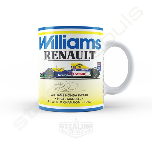 Taza | Mansell | William Renault Fw14b | F1 World Champ 1992