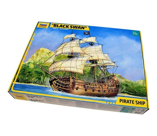 Black Swan Pirate Ship By Zvezda # 9031  1/72