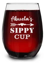 Comprar Greenstar Gifts Abuelas Sippy Cup Copa De Vino Grabada Copa