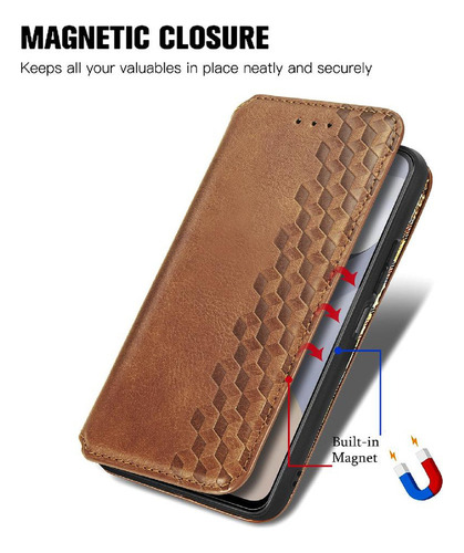 Funda For Zte A54 Funda De Cuero Con Diseño De Moda