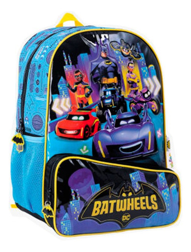 Mochila Batwheels Mochila Infantil 16 P- Vamosajugar Color Celeste