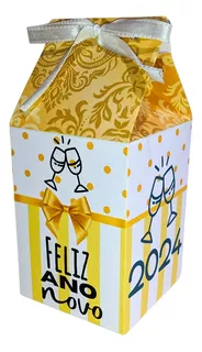 Kit 20 Caixinhas Personalizadas Milk Lembrancinha Infantil