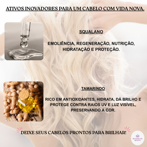 Shampoo Cond Mab Blonde Rescue 1000 - Cabelos Com Luzes