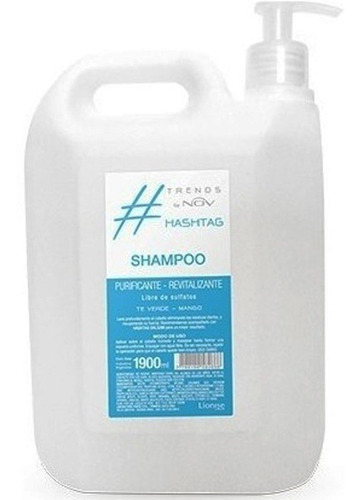 Shampoo Nov Trends Hashtag Purificante Revitalizante 1900ml