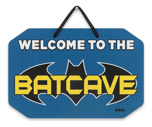Letrero Metálico Retro De Batman Para Habitación O Sala De C