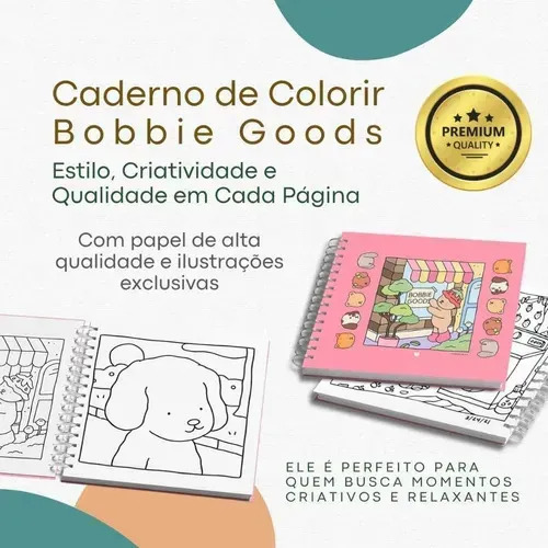 Libro De Colorear Bobbie Goods, Libro De Dibujo A, 2 Unidade