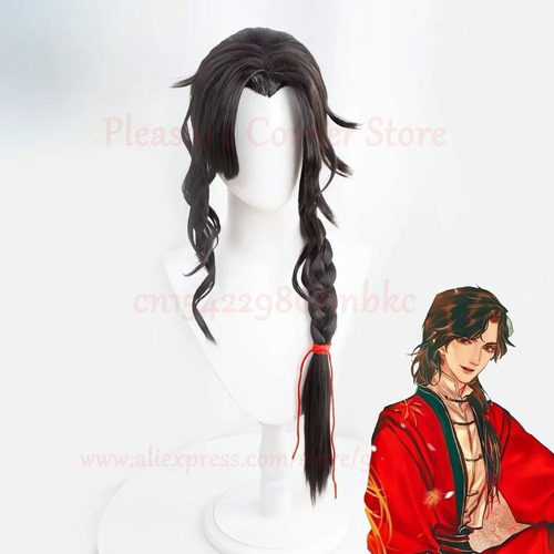 Peluca De Cosplay Prediseñada De Hua Cheng San Lang Tian