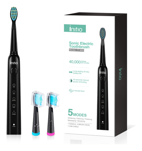 Initio Cepillo De Dientes Electrico Sonico Para Adultos, Cep