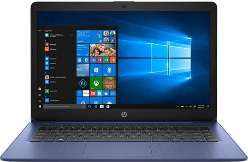 Notebook Hp Stream 14' Amd 64 Gb 4 Gb Ram Windows 10 Amv (Reacondicionado)