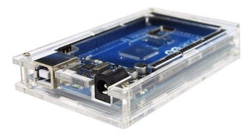 Gabinete Case Acrílico Transparente Arduino Mega Ubot
