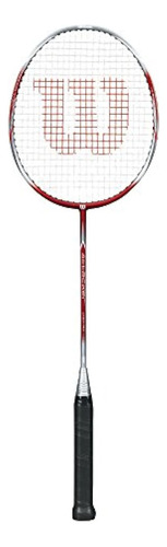 Wilson Sporting Goods Attacker Bádminton Raqueta De Plata