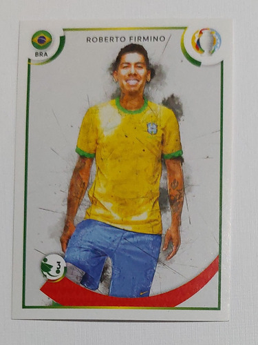 Lamina Gol12 Album Copa America 2021 / Roberto Firmino 