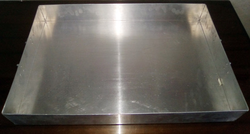 Imagen 3 de 3 de Bandeja Aluminio Esquina Soldada