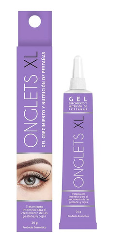 Onglest Xl Gel Crecimiento Pestañas Y Cejas 20g