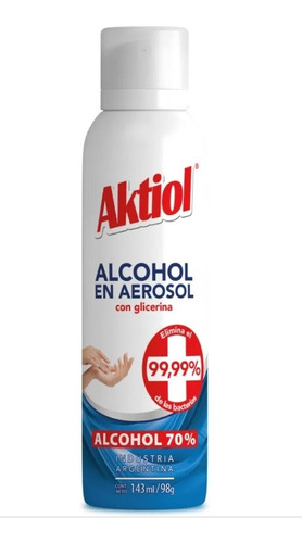 Aktiol Con Glicerina 143ml Al 70% X15 Unidades