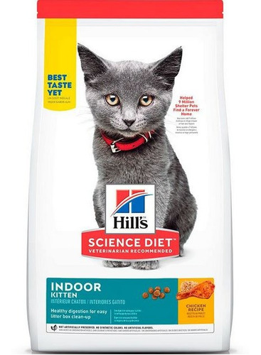 Alimento Gatito De Interior Hills Kitten Indoor 3,17 Kg Np