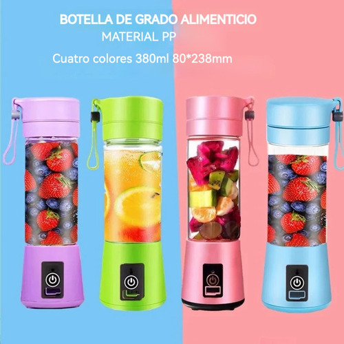 Mini Vaso Licuadora Procesadora Portatil Usb Recargable Verde