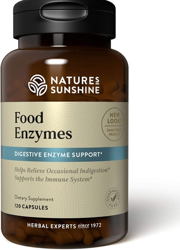 Food Enzymes  120caps - Nature's S - Unidad a $2566