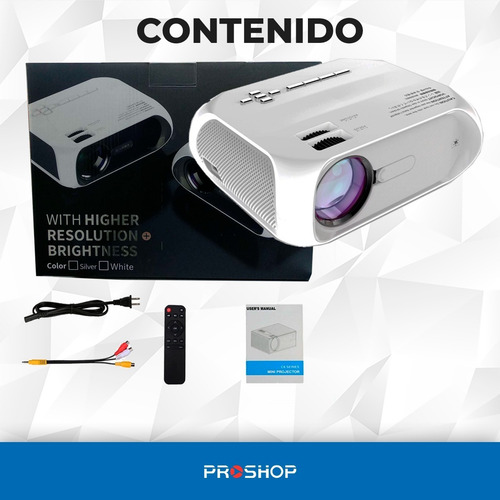 Imagen 10 de 10 de Mini Proyector Led Portatil Wifi Full Hd Usb Hdmi Miracast