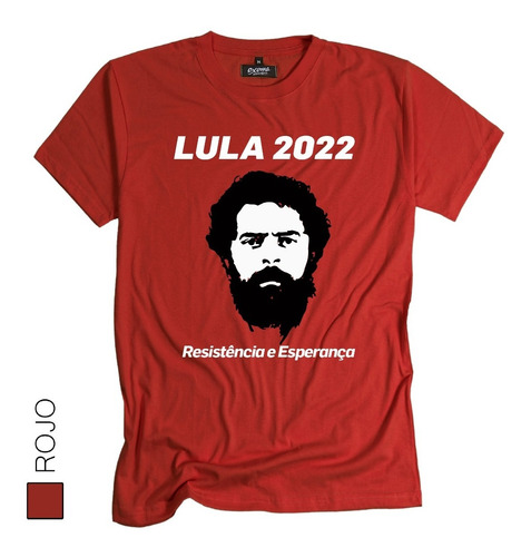 Remera Lula 2022 Da Silva Brasil Presidente Forza Força