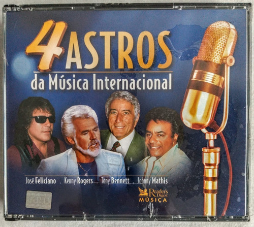 Cd Box 4 Astros Da Música Internacional Kenny Rogers Lacrado