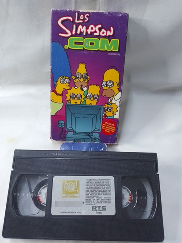 Peliculas Vhs De Los Simpson Bart Wars Mejores Exitos Etc. (Usado)