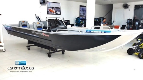 Lancha Alumínio Nublar 600 Pesca Com Motor 40hp Novo