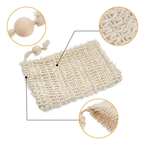 A 40 Bolsas De Malla For Jabón, Bolsas Burbujas Exfoliantes