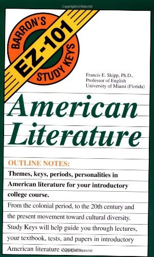 Book : American Literature (ez-101 Study Keys) - Francis ...