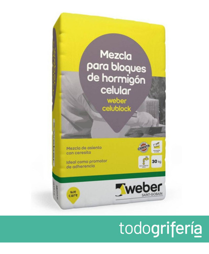 Mortero Celublock 30kg Para Ladrillo Retak