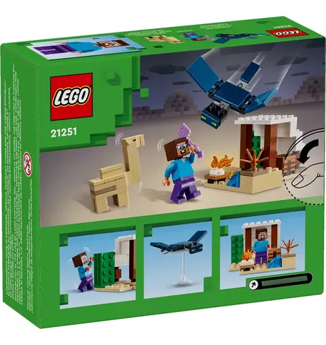 Lego Minecraft 21251 La Expedición De Steve Al Desierto