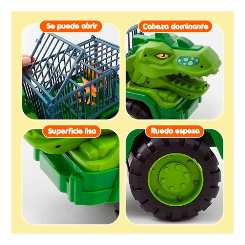 Camion Transportador De Dinosaurios Tiranosaurio Rex Juguete