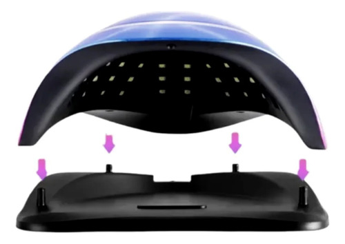 Lámpara Led Uv 2 En 1 Con 57 Leds Para Secado De Uñas / Z7