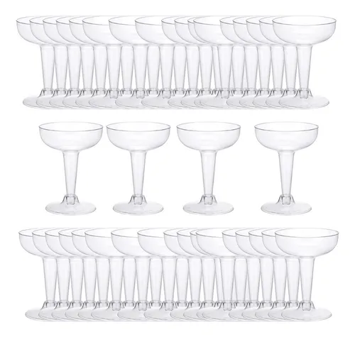 comprar 50pcs Copas De Cóctel Apilables Copas De Champán Fiesta