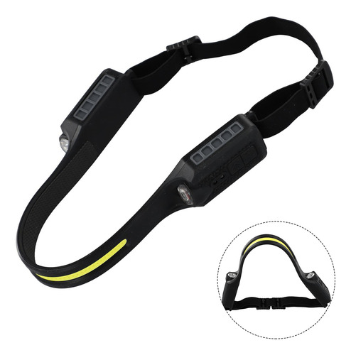 Linterna Frontal Led Cob De 5000 Lúmenes Para Senderismo