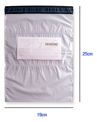 Envelope Envios Bolsa Canguru Nota Fiscal 19x25 Cm 50 Unid