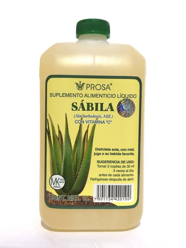 Sabila Liquida Sin Sabor, 3 Litros (aloe Vera) Prosa