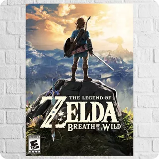 Poster Zelda Nintendo Breath Of The Wild 50x70cm