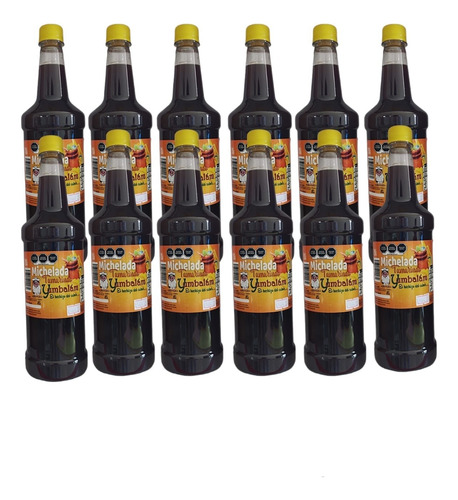 Concentrado Para Michelada Sabor Tamarindo 12 Pzs 1lyumbalám