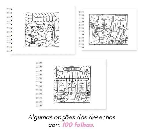 Wa Libro For Colorear De Bobbie Goods (50 Páginas, Tapa