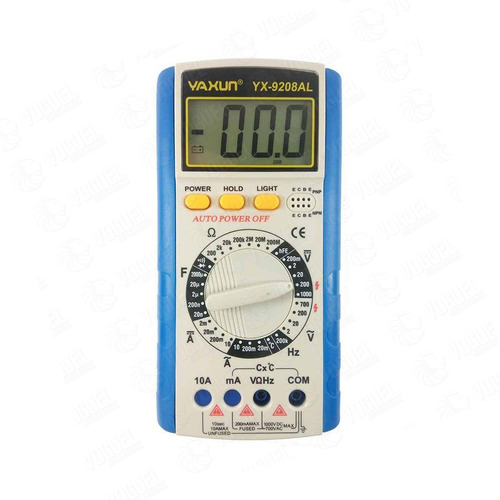 Tester Multimetro Universal Yaxun 9208al Servicio Técnico