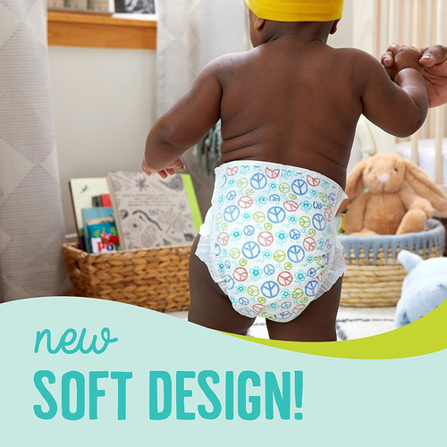 Seventh Generation Baby Diapers, Size 5, 132 Count, One Mont