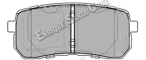 Imagen 1 de 2 de Pastillas De Freno Hyundai H1 / Kia Carnival Trasera Ii
