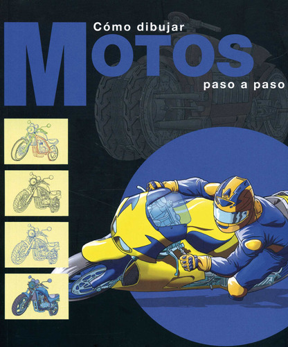 Dagobert Como Dibujar Motos Paso A Paso, de Guinot, Sergio. Editorial Konnemann, tapa blanda en neerlandés/inglés/francés/alemán/italiano/español, 2015