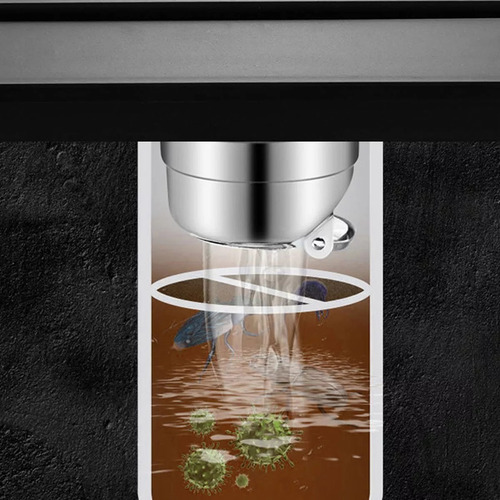 Coladera De Baño Acero Inoxidable Invisible Desagüe 10x80 Cm